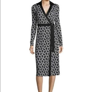 NWT DVF D-Ring Wrap Dress